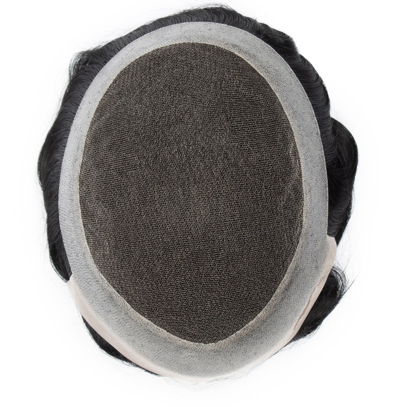 Australia Basis: Männer - Halbwig | Schweizerische Lace in der Mitte mit Polyskin ringsum | Ein Muss für Reisen