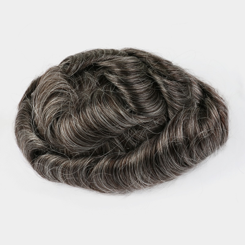 0406K | 0.04-0.06 mm Single Split Knots Vollständig Ultra - dünne Skin - Einzelsplit - Knoten - Basis | Upgraded Mirage | Männer - Toupee | Die Wahl von Promis