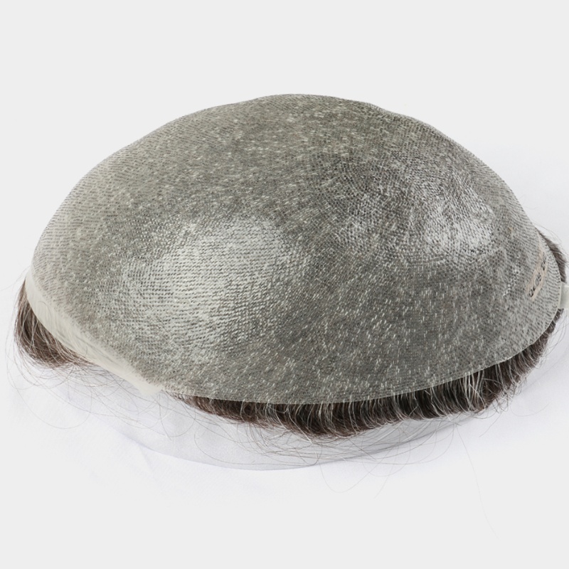 0406K | 0.04-0.06 mm Single Split Knots Vollständig Ultra - dünne Skin - Einzelsplit - Knoten - Basis | Upgraded Mirage | Männer - Toupee | Die Wahl von Promis