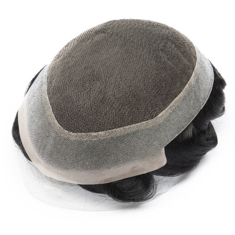 Australia Basis: Männer - Halbwig | Schweizerische Lace in der Mitte mit Polyskin ringsum | Ein Muss für Reisen