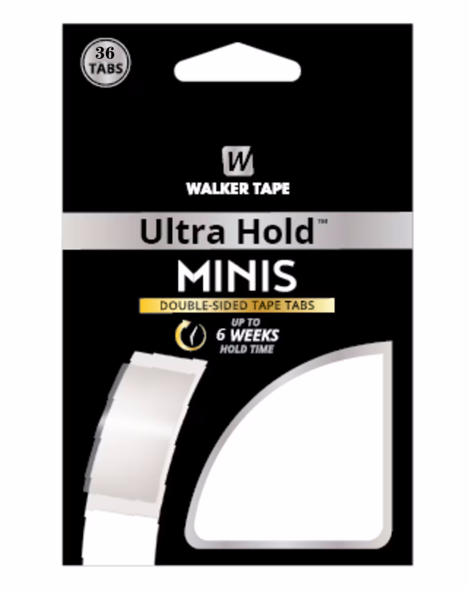 Walker Tape Ultra Hold Minis - Doppelseitige Klebepads f&uuml;r Haarsysteme (36 St&uuml;ck)