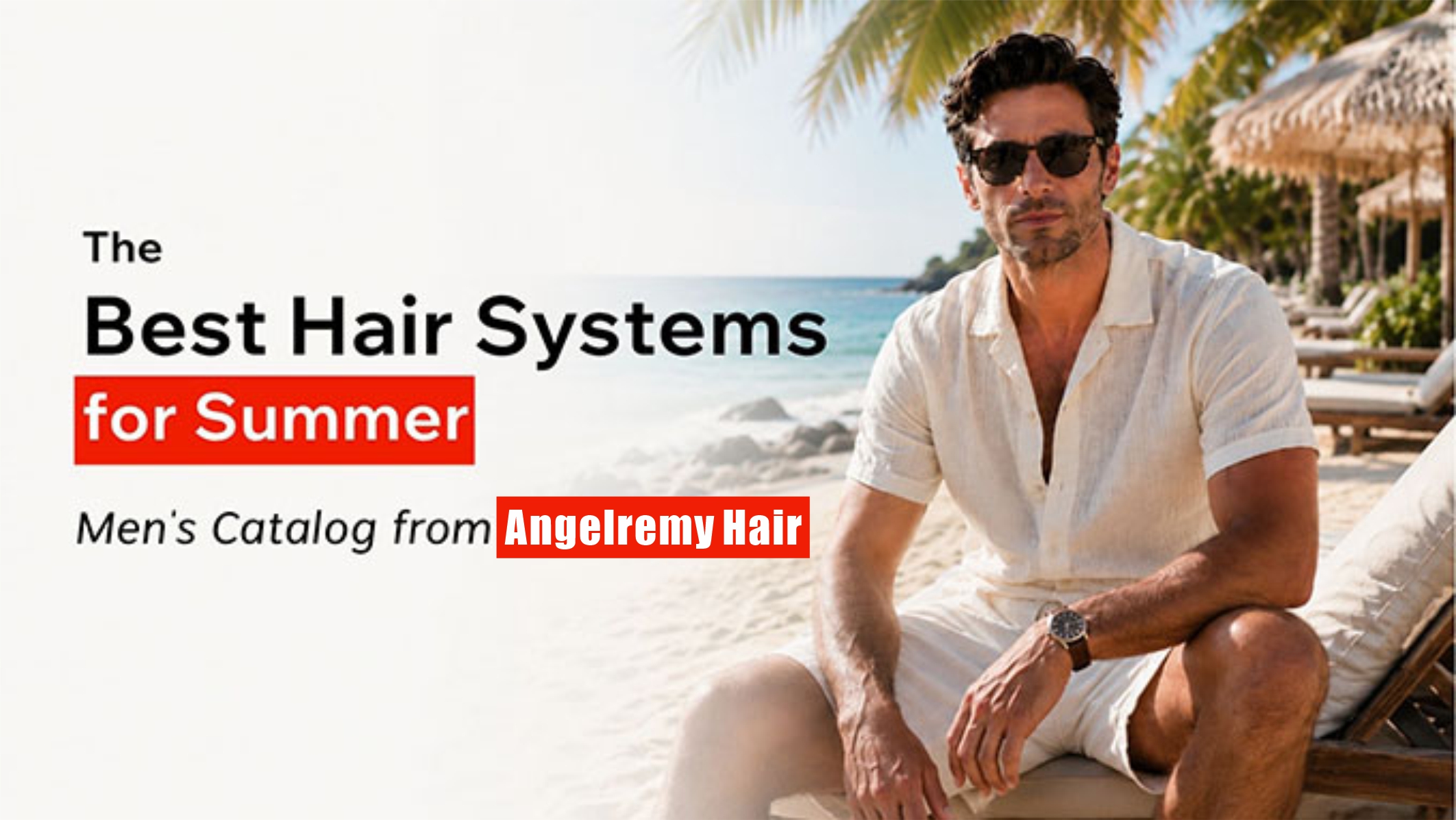 Die besten Haarsysteme f&uuml;r den Sommer: Herrenkatalog von Angelremy Hair