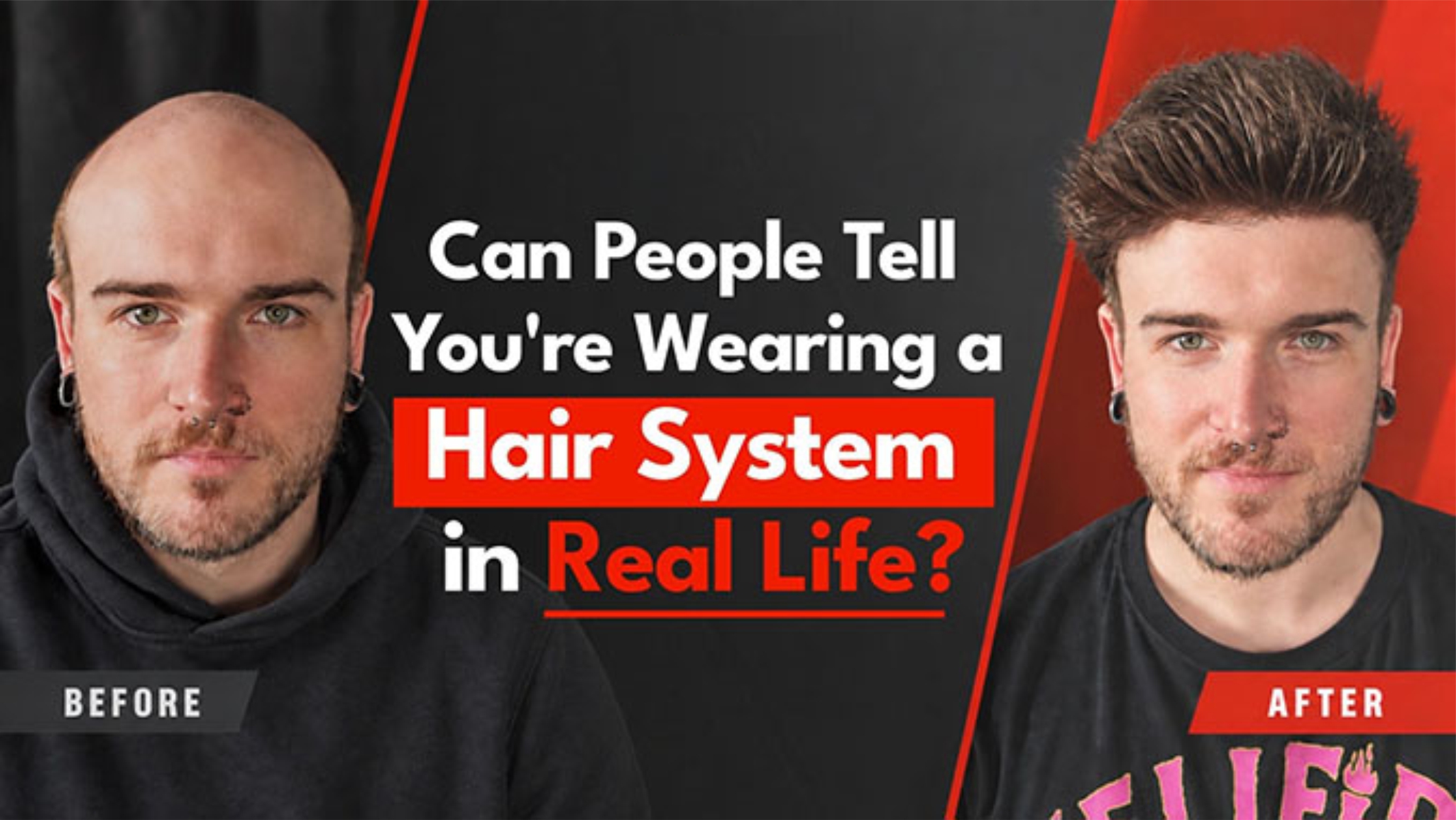 K&ouml;nnen Menschen im echten Leben erkennen, dass du ein Haarsystem tr&auml;gst?